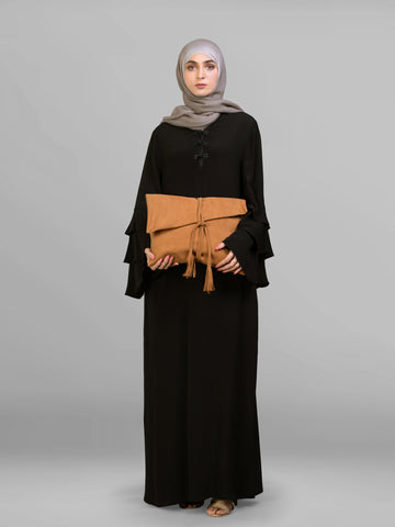 Gown Town Black Abaya